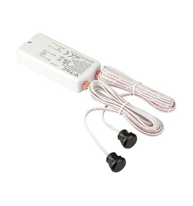 Infrarood Deursensor - Wit Behuizing, 230V, max 200W