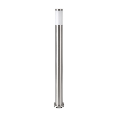 110 cm Bolderlamp, E27 - roestvrij staal, satijn nikkel, IP44