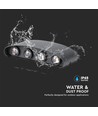 7W - LED Wandlamp, 4000K, Zandzwart