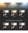 60W Designer Dome plafondlamp, dimbaar - CCT kleurwissel, Ø50cm, 100lm/W, afstandsbediening, incl. lichtbron