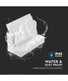 17W LED Wandlamp - 4000K, wit, IP65