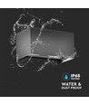 24W LED wandlamp met up/down licht - IP65, grijs, 4000K, 20cm hoog, aluminium, buiten