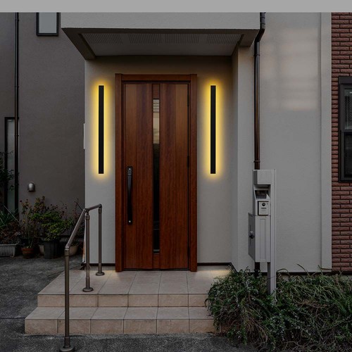 10W LED lineaire wandlamp, 51cm - IP65, RA90, zwart, 4000K, 1300lm