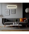 141cm Antraciet 23W lineaire LED wandlamp, RA90 - IP65, 2875lm, 4000K