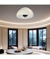 120W 3D Designer plafondlamp - 51x50cm, dimbaar, 3-in-1 CCT, incl. afstandsbediening