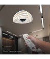 120W 3D Designer plafondlamp - 51x50cm, dimbaar, 3-in-1 CCT, incl. afstandsbediening