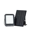 10W LED breedstraler met zonne-energie - 4000K, 3.7V, IP65, incl. zonnepaneel en batterij