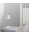 1,5W LED tafellamp, touch dimbaar - 5V, IP54, 3000K, zandwit, draadloos opladen, oplaadbaar