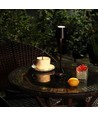 1,5W LED tafellamp, oplaadbaar - 3000K, IP54, touch dimbaar, zandzwart, incl. draadloos opladen