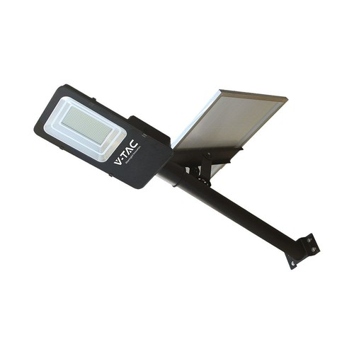 50W Hybride LED straatverlichting met zonnepaneel - 4000lm, IP65, 4000K, 50.000mAh batterij
