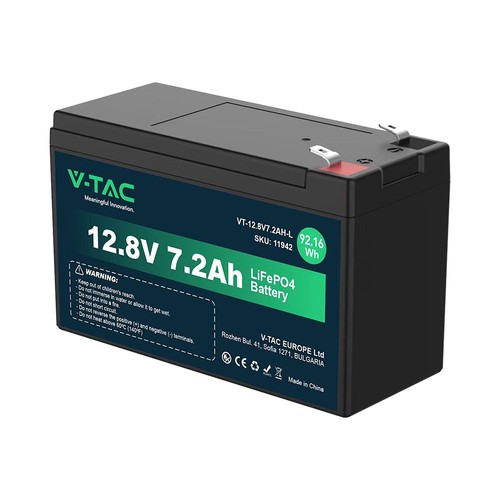 7,2Ah-L Lithiumbatterij - 12,8V, 7,2 Ah