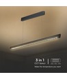36W LED lineaire hanglamp - Samsung-lens, type 3i1, zwart