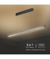 36W LED lineaire pendel met Samsung LED - Mat grijs, 120cm, CCT, 3-in-1 kleur, IP20