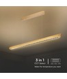 36W LED-lichtlijn voor ophanging - 2880lm, CCT, grijs, incl. draadophanging