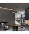36W LED lineair pendelarmatuur - CCT, zwart, 2880lm, incl. draadophanging