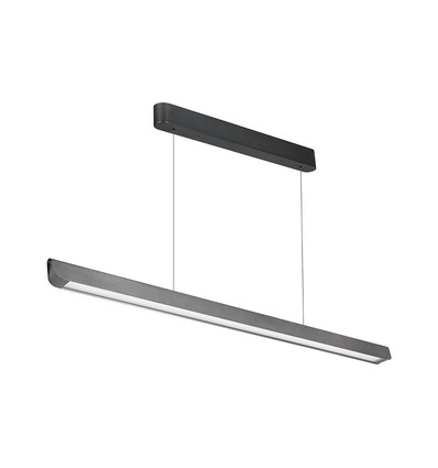 36W LED lineair pendelarmatuur, 3IN1 CCT - 2880lm, mat grijs, Samsung LED, incl. draadophanging