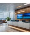 36W Lineaire Hanglamp - LED Samsung, Diffusor Plaattype 3in1, Goud