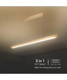 36W Lineaire Hanglamp - LED Samsung, Diffusor Plaattype 3in1, Goud