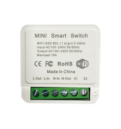 Mini online schakelaar - 2 knoppen