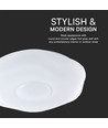 60W Designer LED plafondlamp met afstandsbediening - 6000lm, dimbaar, 3-in-1 CCT, incl. lichtbron