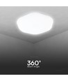 60W Designer LED plafondlamp met afstandsbediening - 6000lm, dimbaar, 3-in-1 CCT, incl. lichtbron