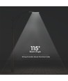 150W LED straatverlichting met Samsung chip en sensor - 135lm/W, 4000K, IP65, grijs, incl. adapter