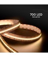 5m 21W/m LED strip, RA90 - 24V, 700 LED per meter, 3000K, IP20, SMD 2110