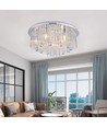 Ø60cm LED Designer kristallen plafondlamp - E14 fitting, helder glas, IP20 binnen