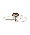 36W LED designer pendellamp - 4150lm, 3000K, goud en zwart, plafondlamp