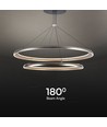 3x GU10 wandlamp / plafondlamp - Wit, rond, verstelbaar, zonder lichtbron