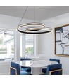 60cm 40W designer pendellamp - 120lm/W, zwart, verstelbare hoogte, metaal, incl. lichtbron