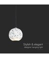 LED design hanglamp - wit, met G9 fitting