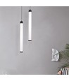 5W LED Designer hanglamp - 600lm, Metaal + Glas, Ø5,5cm, incl. lichtbron