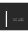5W LED Designer hanglamp - 600lm, Metaal + Glas, Ø5,5cm, incl. lichtbron