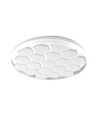 60W Designer Domelight plafondlamp - Ø49cm, 6000lm, dimbaar, incl. afstandsbediening, honingraat cover