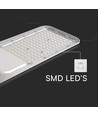 100W LED Straatlamp - Samsung Chip, Adapter, 6500K