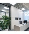 60x60 LED paneel, 36W - 120lm/W, IP65, flicker free, wit frame