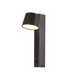 8W LED wandlamp met USB - 3000K, 900lm, IP20, zwart, draaibaar, binnen, incl. lichtbron