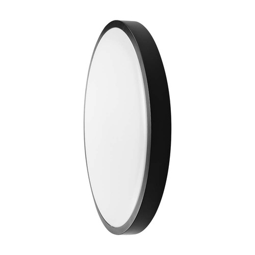 24W LED plafondlamp met Samsung LED chip - Rond, zwarte rand, IP44, Ø29,5cm, 5 jaar garantie
