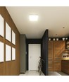 36W LED sensorlamp - IP44, 42 x 42cm, Samsung LED Chip, witte rand, afstandsbediening, ingebouwde sensor, incl. lichtbron
