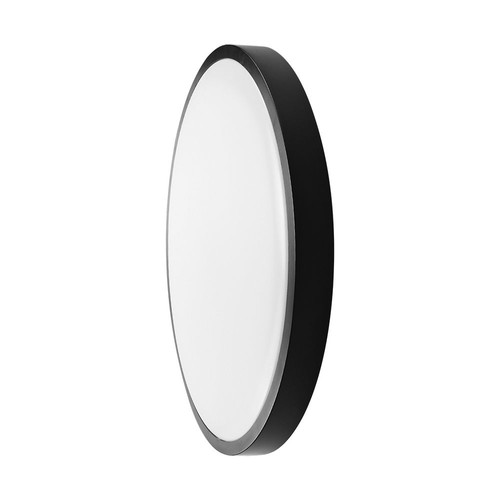 36W LED sensorlamp met Samsung chip - Ø42cm, IP44, zwarte rand, 4000K, 5 jaar garantie