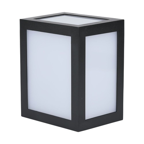 12W LED Wandlamp - 3000K, Zwarte behuizing
