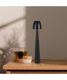 3W oplaadbare LED tafellamp, zwart - Dimbaar CCT, 3-staps touch, incl. USB kabel