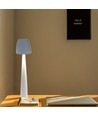 2W-3W oplaadbare LED tafellamp - Ø8cm, 3-staps dimbaar, wit, incl. USB-kabel