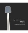 2W-3W oplaadbare LED tafellamp - Ø8cm, 3-staps dimbaar, wit, incl. USB-kabel