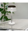 3W oplaadbare LED tafellamp - Ø13cm, 3-staps dimbaar, CCT, wit, incl. USB-kabel