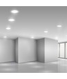 6W Ø12cm LED inbouwpaneel - Samsung LED chip, 110lm/W, Gat: Ø11 cm, Afm: Ø12 cm