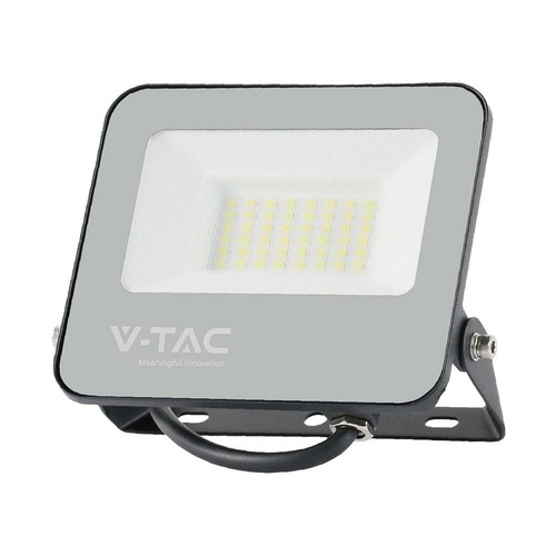 30W LED breedstraler, 160lm/W - IP65, zwarte behuizing, grijs glas, 4000K, 5 jaar garantie