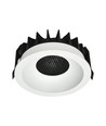 18W Ø10,6cm Anti-verblinding CCT Downlight RA90 - Zaaggat: Ø9,5 cm, Afmetingen: Ø10,6 cm, 3 lichtkleuren, wit front, Honeycomb