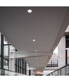 18W Ø10,6cm Anti-verblinding CCT Downlight RA90 - Zaaggat: Ø9,5 cm, Afmetingen: Ø10,6 cm, 3 lichtkleuren, wit front, Honeycomb